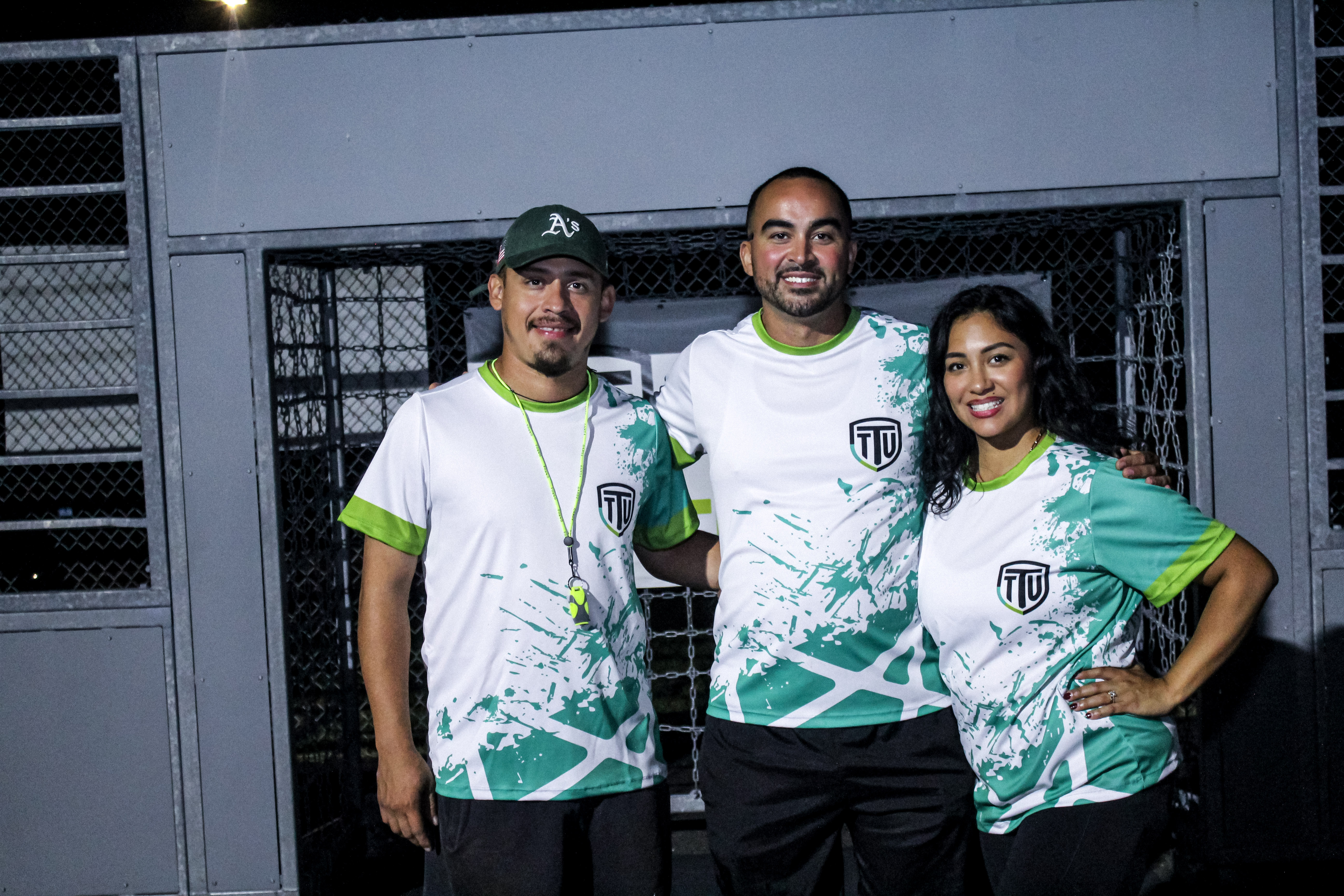 TrueTouch United founders standing together at the cage pitch